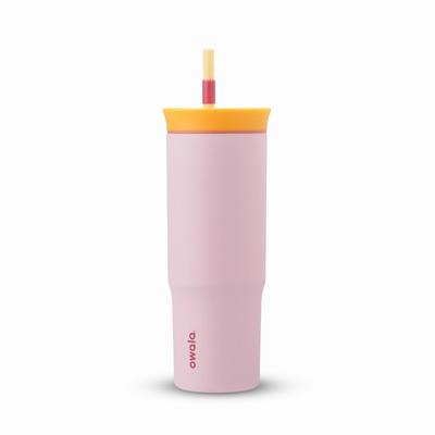 Owala 24oz Tumbler Water Bottles Pink | 7206-AYZSU